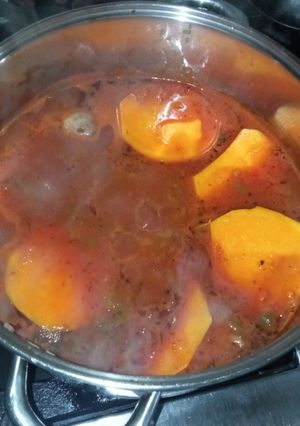 Una foto de Chorizo a la Pomarola
