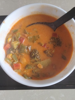 A picture of Thai Red curry.