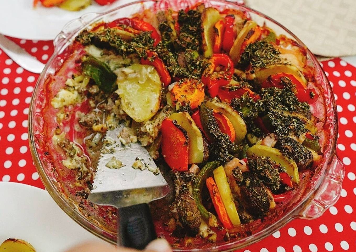 Chicken Beef Veggies in Ratatouille Style