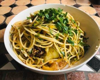 Easy Recipe Spaghetti with Zucchini  Fried Lemon Delicious Steady