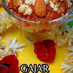 A picture of Gajar ka halwa.