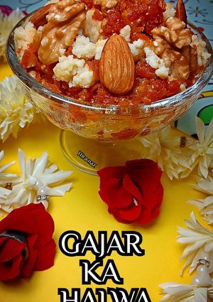 A picture of Gajar ka halwa.