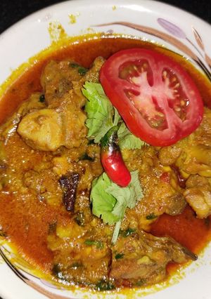 চিকেন গ্রেভি পোস্ত(chicken grevy posto recipe in Bengali) রেসিপির প্রধান ছবি