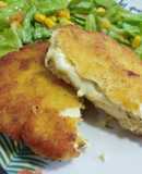 Filetes rusos de pollo rellenos de queso