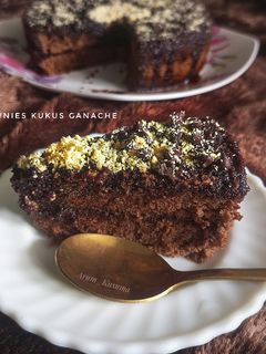 Foto resep Brownies Kukus Ganache