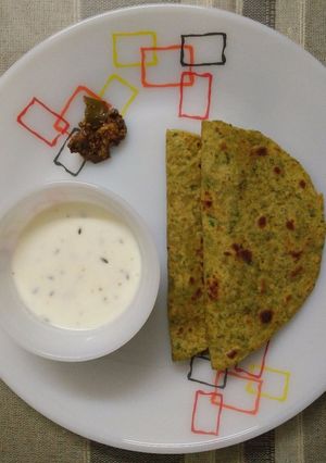 A picture of Broccoli Paratha.