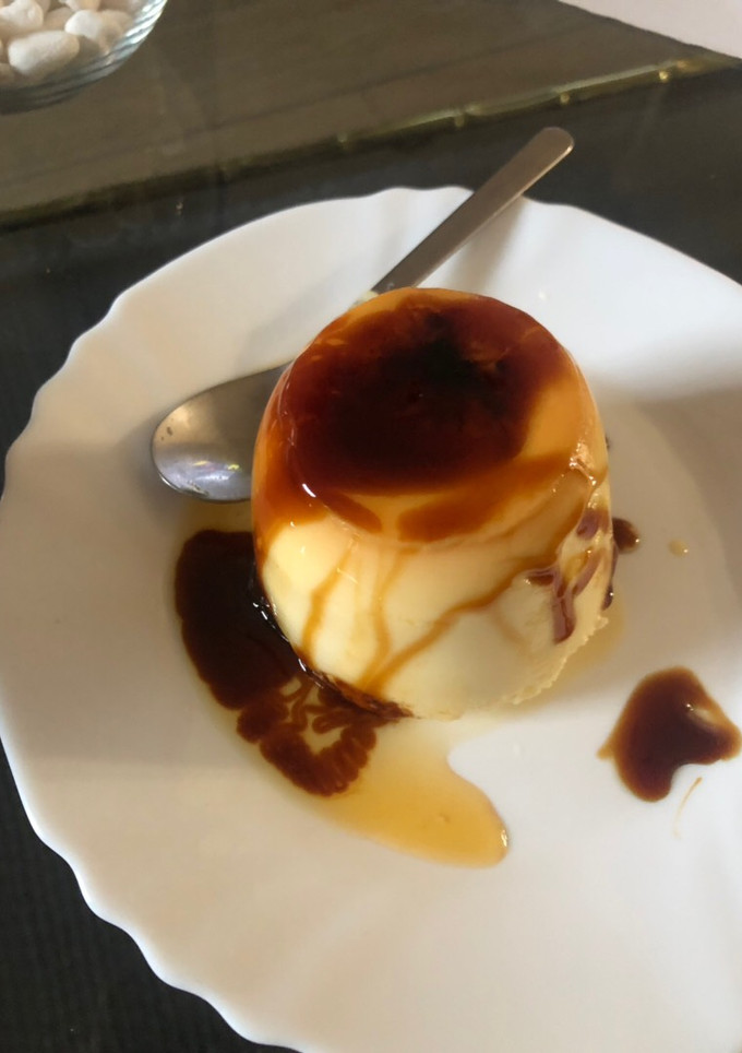 Una foto de Flan de huevo al microondas 😋😍