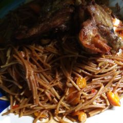 A picture of Brown Pasta.