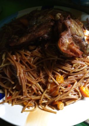 A picture of Brown Pasta.