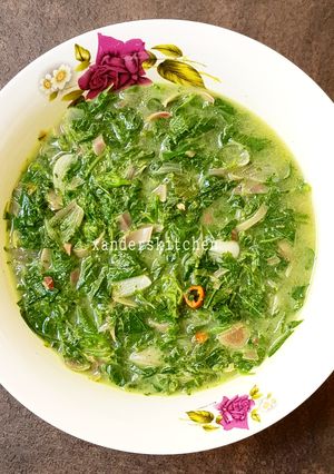 Foto resep Sayur daun ubi tumbuk