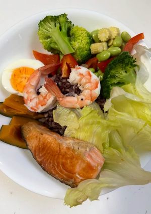 健康海鮮碗 的食譜成品照片