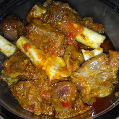Tikka mutton A picture of Tikka mutton.