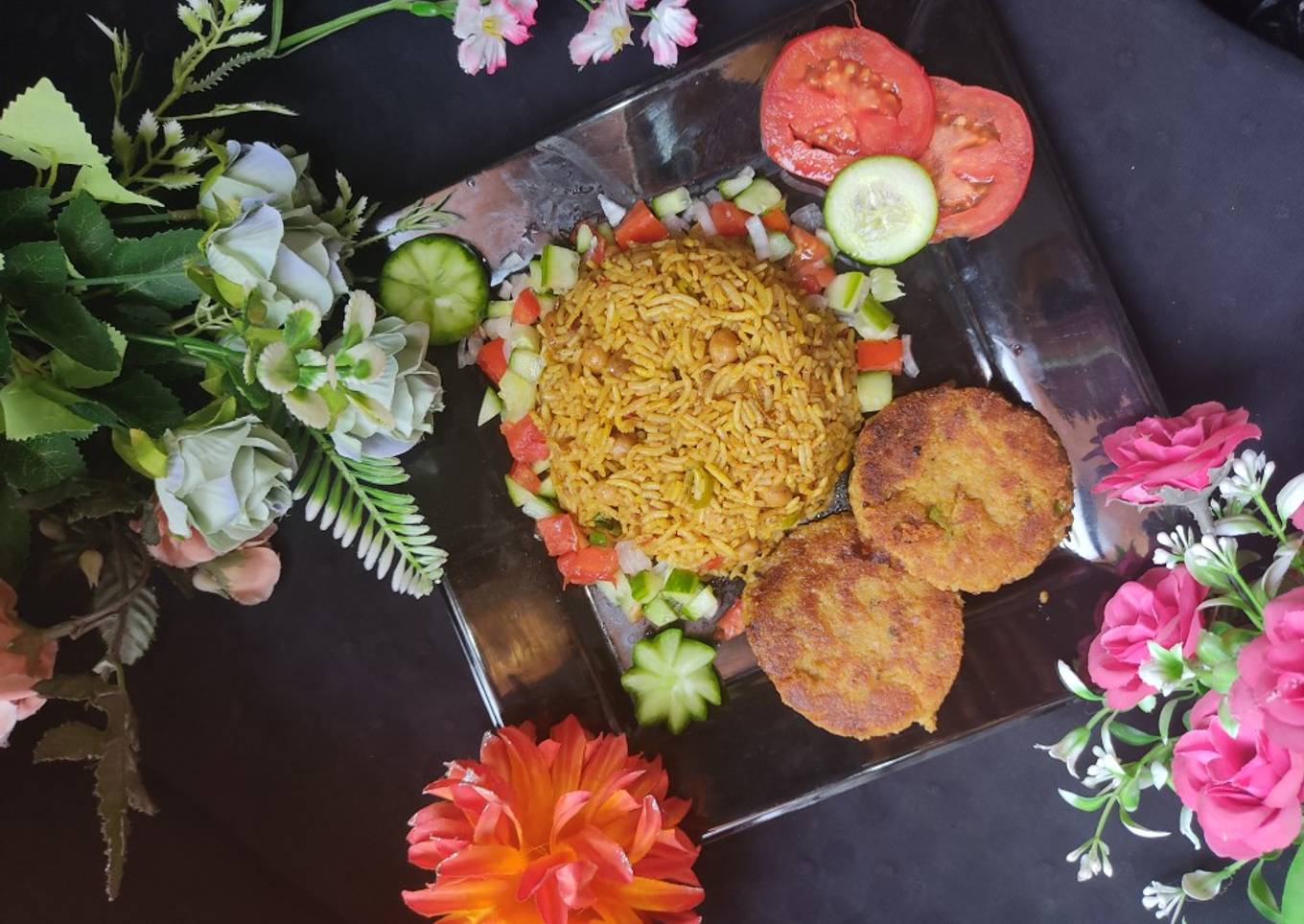 Channa pulao biryani