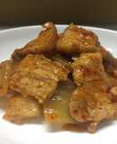 Thịt heo xào kim chi