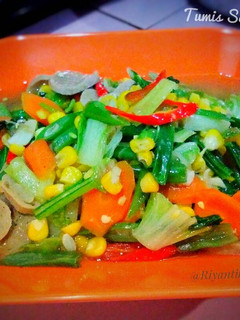 Foto resep Tumis sayur pelangi