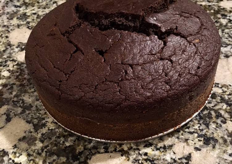 Bizcocho vegano de chocolate y muy húmedo