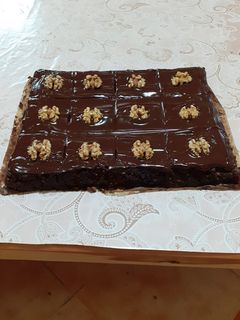 صورة لوصفة كيكة البراوني