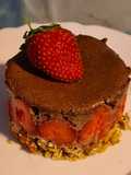 Strawberry Chocolate Mousse Cake