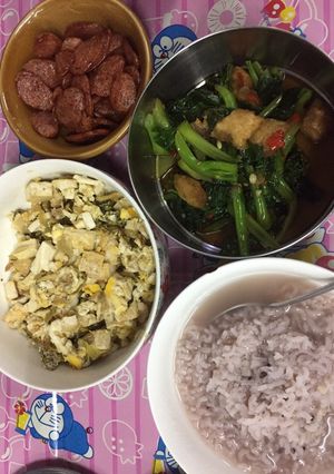 รูปของ หำช่อย(ผักกาดดอง)ผัดไข่