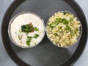A picture of curd salad