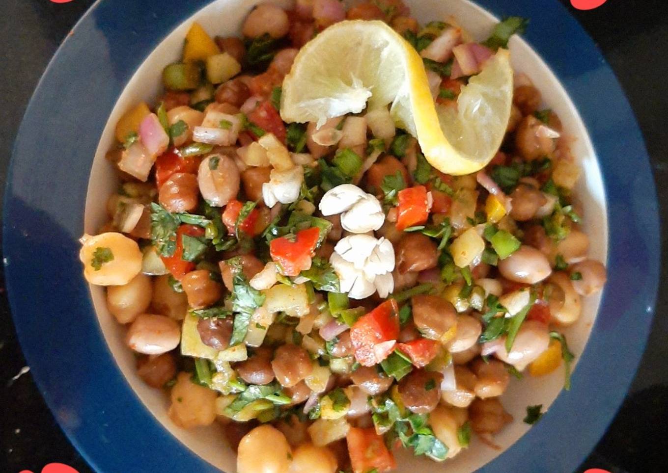 Steamed Healthy Chana Chaat