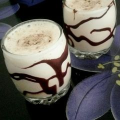 A picture of Banana chocolate smoothie.
