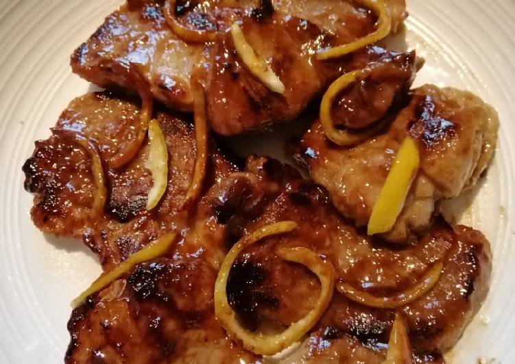 Recipe of Award-winning Lemon Pork Chops