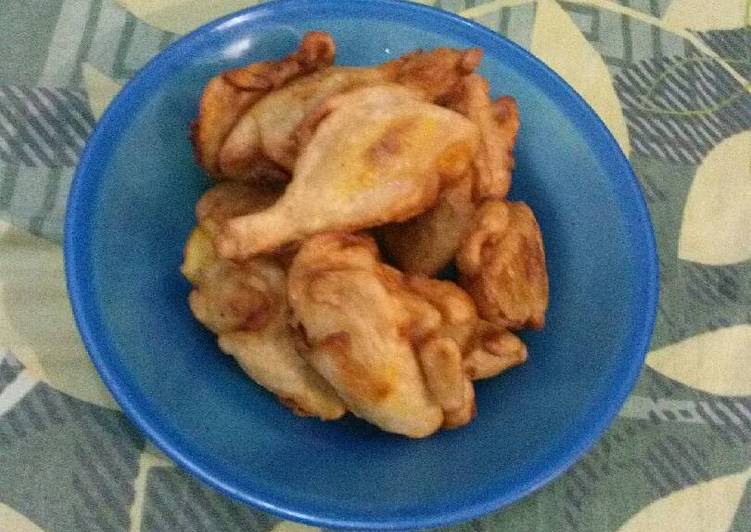 Pisang tanduk goreng dadakan