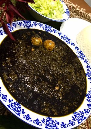 عکسی از دستور قرمه سبزی
