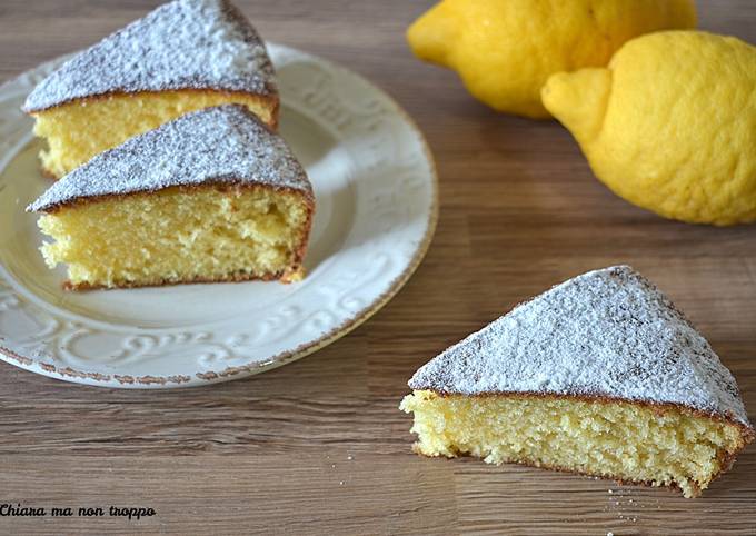 Torta limone e yogurt bianco