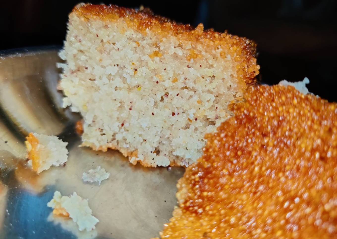 Recipe of Speedy Sooji coconut cake without oil (Semolina coconut cake)