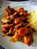 Tajín de pollo con verduras y cuscús