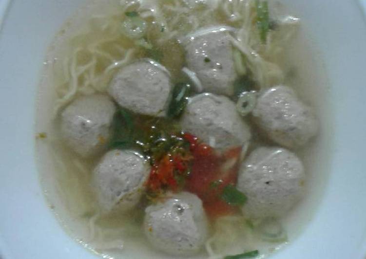 Bakso ikan sederhana