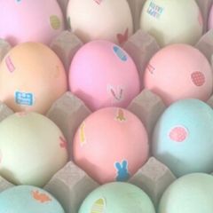 A picture of Easter 🐣 eggs.