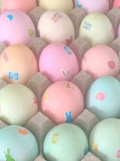 A picture of Easter 🐣 eggs.