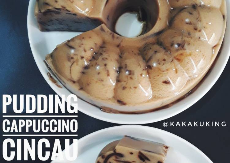 Pudding cappuccino cincau