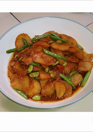 Foto resep Bacian atau kentang kecap