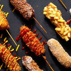 A picture of Korean Corn Dog.