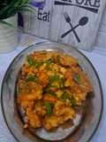 Perkedel udang dan tahu
