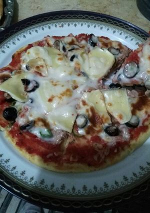 صورة لوصفة البيتزا الخطيرة بانواعها