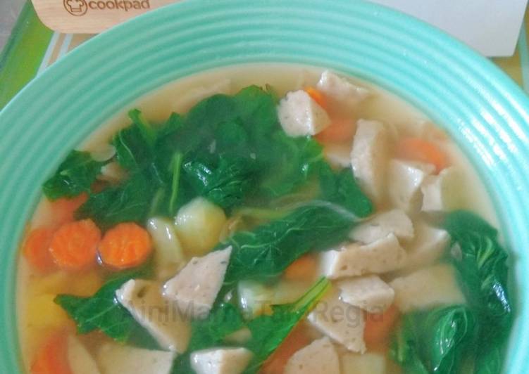 Resep Sup Sawi Bakso | Langkah Membuat Sup Sawi Bakso Yang Paling Enak