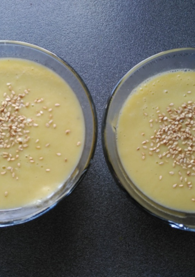 Una foto de Vichyssoise o crema de puerros