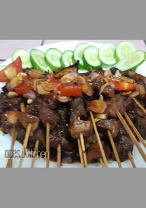 Foto resep Sate sapi empuk