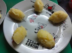 Foto principal de Patatas machacadas rellenas de merluza