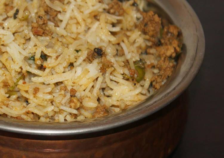 The Secret of Successful Hyderabadi Kheema Biryani