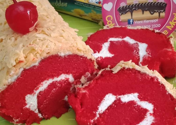 Bolu gulung red velvet ekonomis