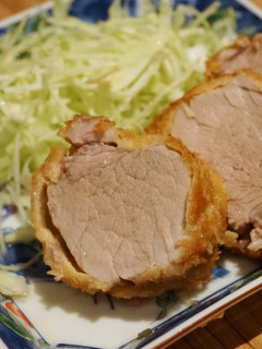 A picture of Low-Calorie Tonkatsu (Japanese style pork cutlet in bread crumbs).