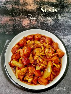 Foto resep Sosis saus lada hitam