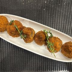 A picture of Breaded Mushrooms - WOW and so good as starter or Veg option.