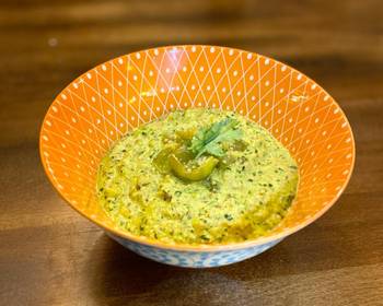 Easy Fast Cooking Tangy green tomato tomatillo chutney Restaurant Style